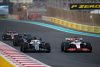 ABU DHABI, UNITED ARAB EMIRATES - NOVEMBER 20: Kevin Magnussen of Denmark driving the (20) Haas F1 VF-22 Ferrari and Pierre Gasly of France driving the (10) Scuderia AlphaTauri AT03 battle for position during the F1 Grand Prix of Abu Dhabi at Yas Marina Circuit on November 20, 2022 in Abu Dhabi, United Arab Emirates. (Photo by Getty Images/Getty Images) // Getty Images / Red Bull Content Pool // SI202211202646 // Usage for editorial use only //